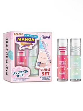 Rude manga Sparkle Lip Oil Duo
